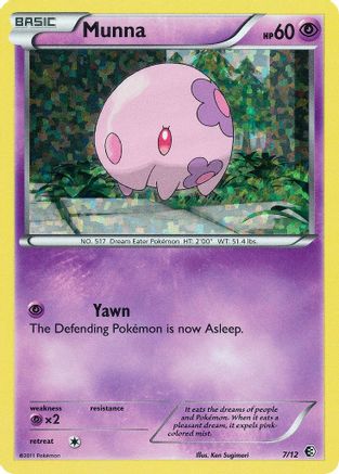 Munna - 7/12 7/12 - McDonalds Promos 2011 Holofoil