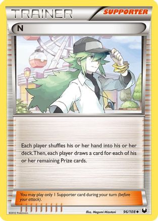 N (Supporter) 96/108 - Dark Explorers