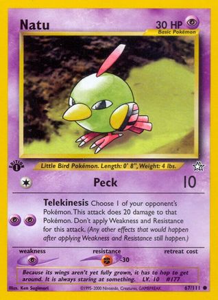 Natu 67/111 - Neo Genesis Unlimited