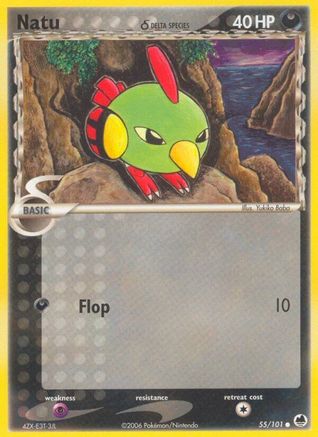 Natu (Delta Species) 55/101 - Dragon Frontiers Reverse Holofoil