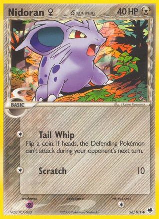 Nidoran F (Delta Species) 56/101 - Dragon Frontiers