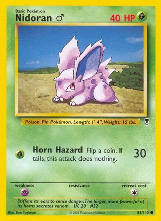 Nidoran M 83/110 - Legendary Collection