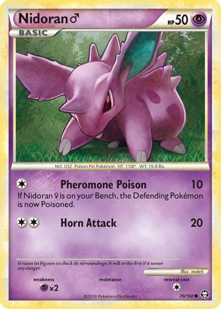 Nidoran M 70/102 - Triumphant