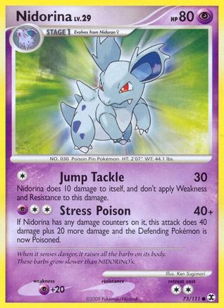 Nidorina 73/111 - Rising Rivals Reverse Holofoil