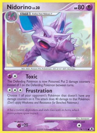 Nidorino 74/111 - Rising Rivals
