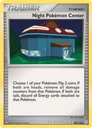 Night Pokemon Center 108/130 - Diamond and Pearl Reverse Holofoil