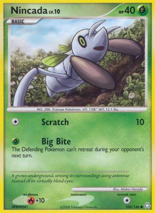 Nincada 108/146 - Legends Awakened Reverse Holofoil