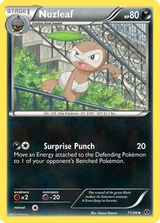 Nuzleaf 71/99 - Next Destinies Reverse Holofoil
