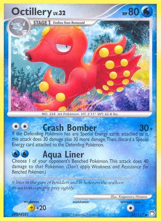 Octillery 57/123 - Mysterious Treasures Reverse Holofoil