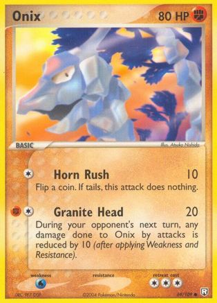 Onix 69/109 - Team Rocket Returns Reverse Holofoil