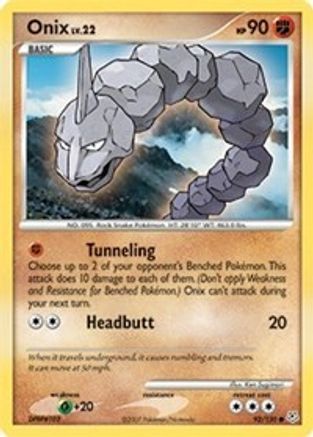 Onix 92/130 - Diamond and Pearl Reverse Holofoil