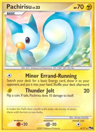 Pachirisu 4/17 - POP Series 6