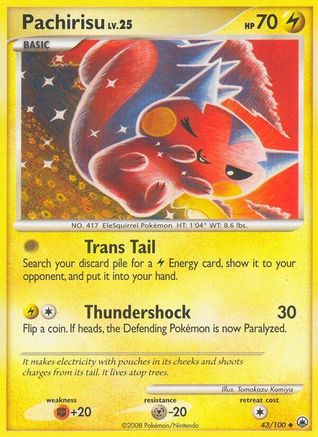 Pachirisu 43/100 - Majestic Dawn Reverse Holofoil