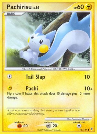 Pachirisu 118/147 - Supreme Victors Reverse Holofoil