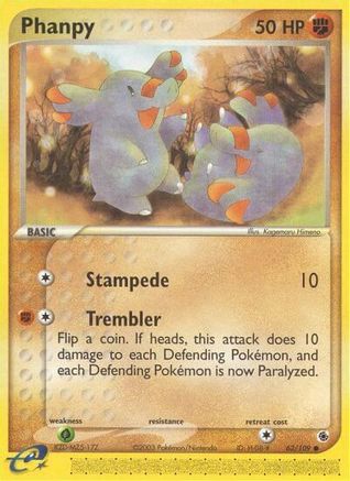 Phanpy 62/109 - Ruby and Sapphire Reverse Holofoil
