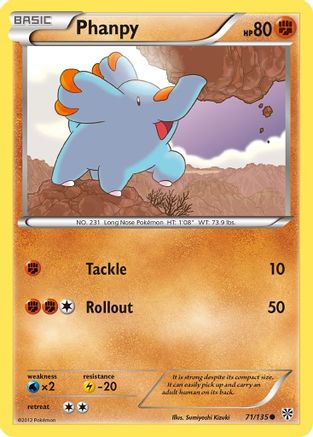 Phanpy 71/135 - Plasma Storm Reverse Holofoil
