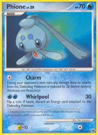 Phione (27) 27/100 - Majestic Dawn Reverse Holofoil