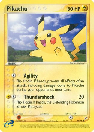 Pikachu 43/95 - Team Magma vs Team Aqua