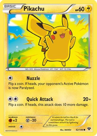 Pikachu 42/146 - XY Base Set
