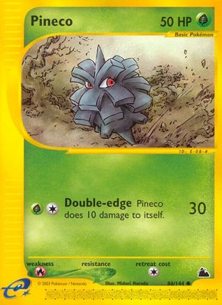 Pineco 86/144 - Skyridge Reverse Holofoil