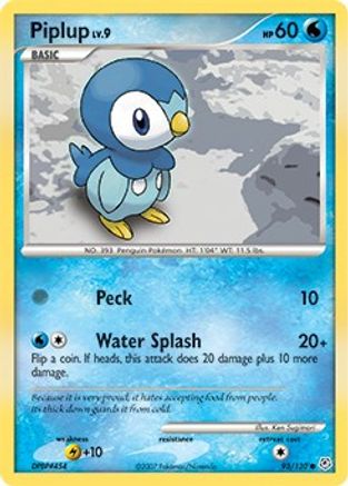 Piplup 93/130 - Diamond & Pearl