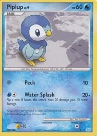 Piplup 5 - DP Trainer Kit Manaphy & Lucario