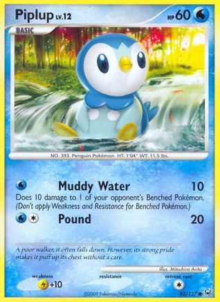 Piplup 85/127 - Platinum