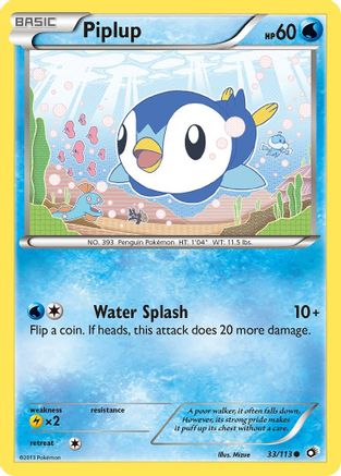 Piplup 33/113 - Legendary Treasures Reverse Holofoil