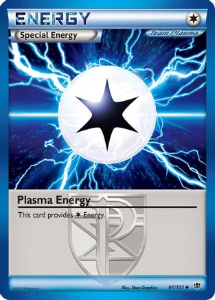 Plasma Energy (Team Plasma) 91/101 - Plasma Blast Reverse Holofoil