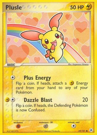 Plusle 69/101 - Hidden Legends Reverse Holofoil