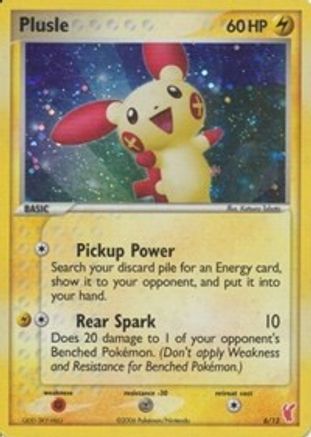 Plusle 6/12 - EX Trainer Kit 2 Plusle Holofoil