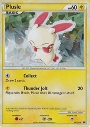 Plusle HGSS16/25 - HGSS Black Star Promos Holofoil