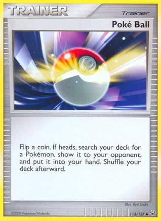 Poké Ball 113/127 - Platinum Reverse Holofoil