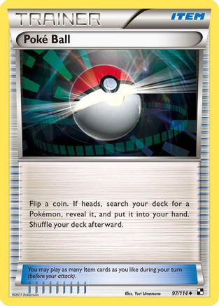 Poké Ball 97/114 - Black & White