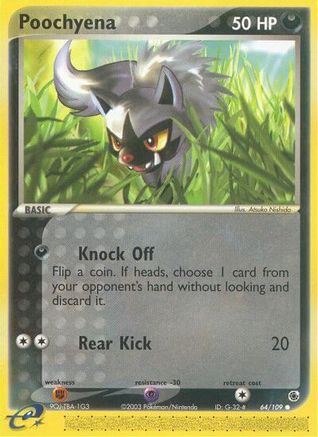 Poochyena - 64/109 64/109 - Ruby and Sapphire