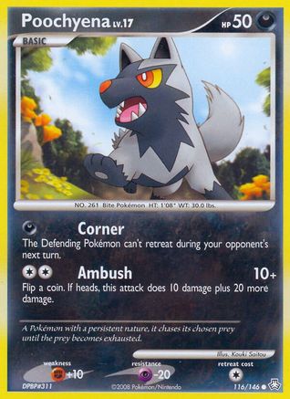 Poochyena 116/146 - Legends Awakened Reverse Holofoil