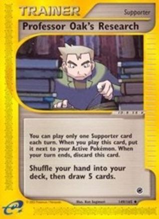 Professor Oak's Research 149/165 - Expedition Base Set Reverse Holofoil