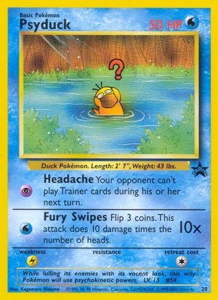 Psyduck 20/53 - Wizards Black Star Promos