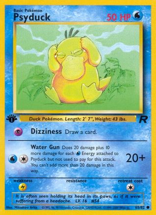 Psyduck 65/82 - Team Rocket 1st Edition