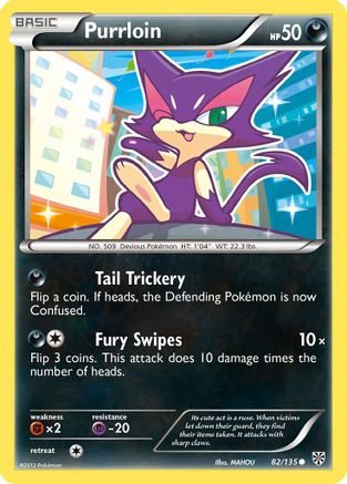 Purrloin (82) 82/135 - Plasma Storm Reverse Holofoil