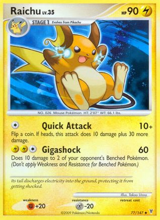 Raichu 77/147 - Supreme Victors