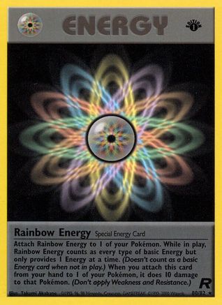 Rainbow Energy 80/82 - Team Rocket 1st Edition