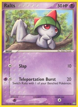 Ralts 59/108 - Power Keepers Reverse Holofoil