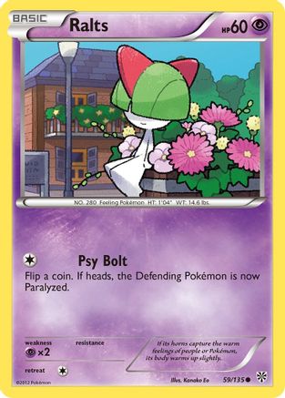 Ralts 59/135 - Plasma Storm Reverse Holofoil