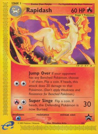 Rapidash 51/53 - Wizards Black Star Promos