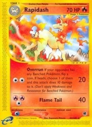 Rapidash 62/165 - Expedition Base Set