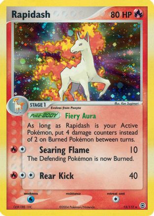 Rapidash 13/112 - FireRed & LeafGreen Holofoil