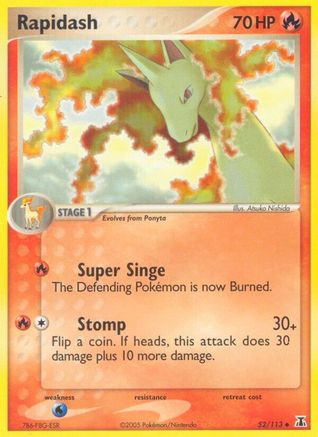 Rapidash 52/113 - Delta Species Reverse Holofoil