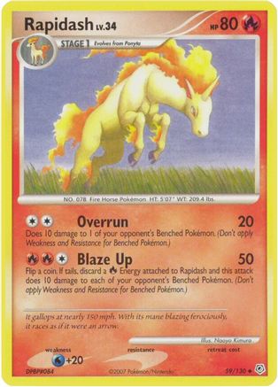 Rapidash 59/130 - Diamond & Pearl