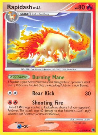 Rapidash 22/100 - Stormfront